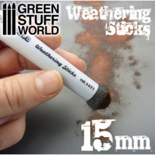 Green Stuff World - Weathering Sticks15mm